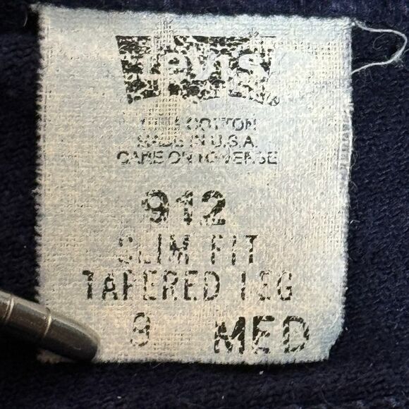 27w 90s USA Vintage Levi's 912 Orange Tab Women's Jeans - Picture 5 of 10